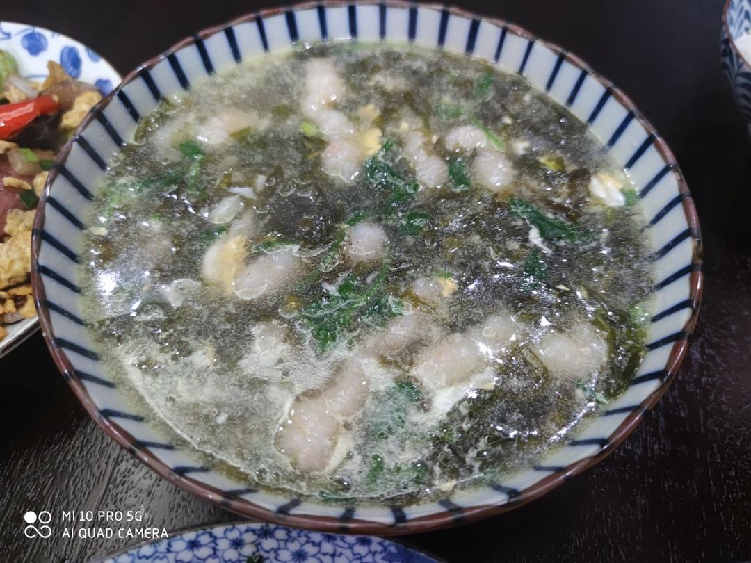 紫菜虾滑汤