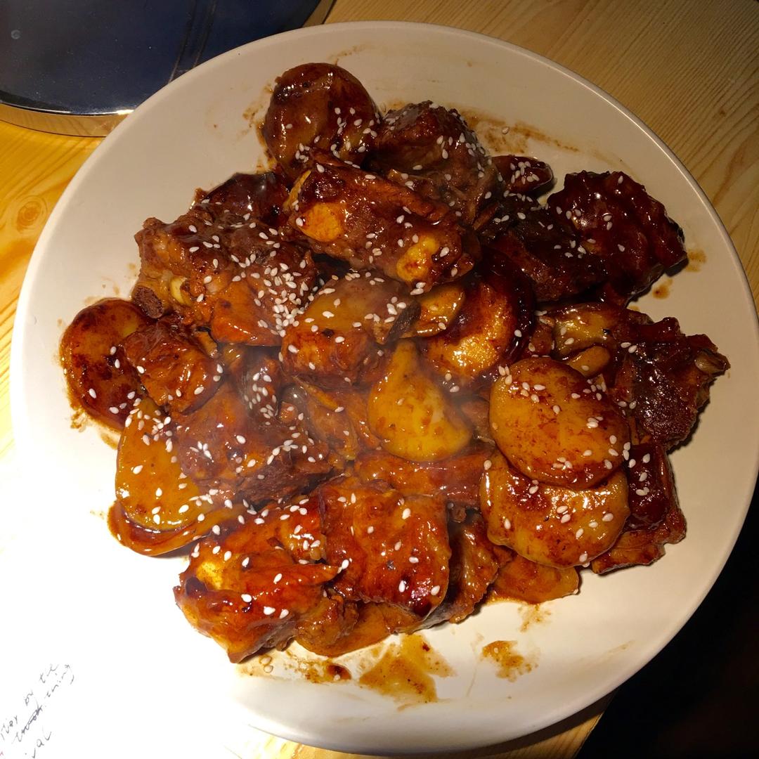 年糕烧排骨