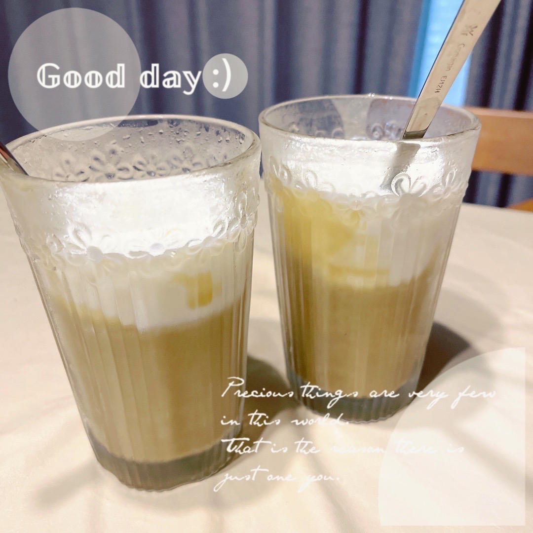 奶茶店同款配方绿豆沙牛乳！