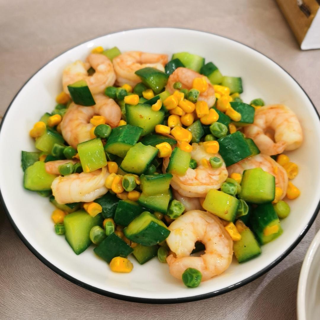 三色虾仁#金龙鱼·中国美食达人秀#