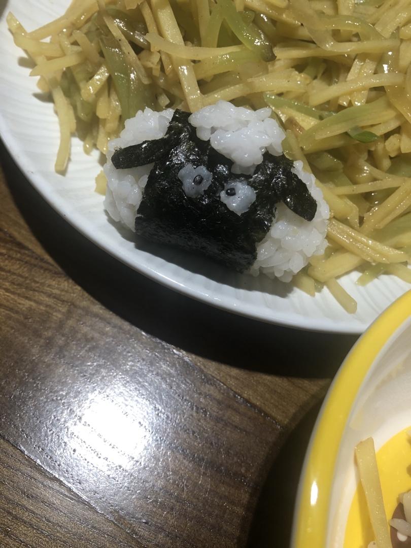 儿童创意早餐～小羊肖恩饭团（附自制寿司醋比例）