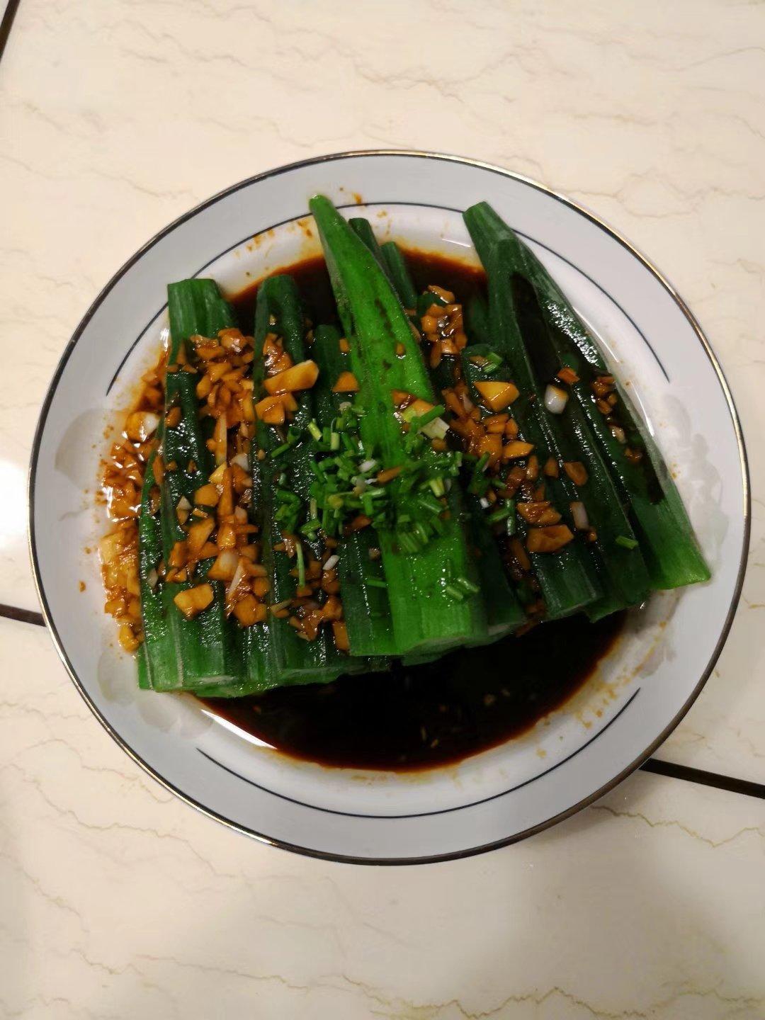 蒜蓉秋葵