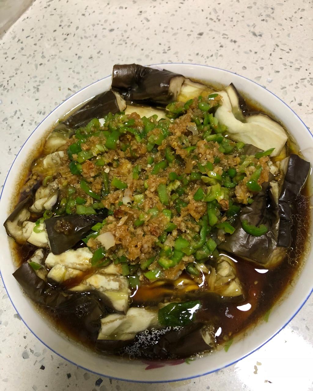 叫思恋别吵做的蒜香蒸茄子