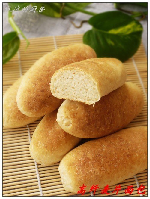 高纤麦片面包的做法