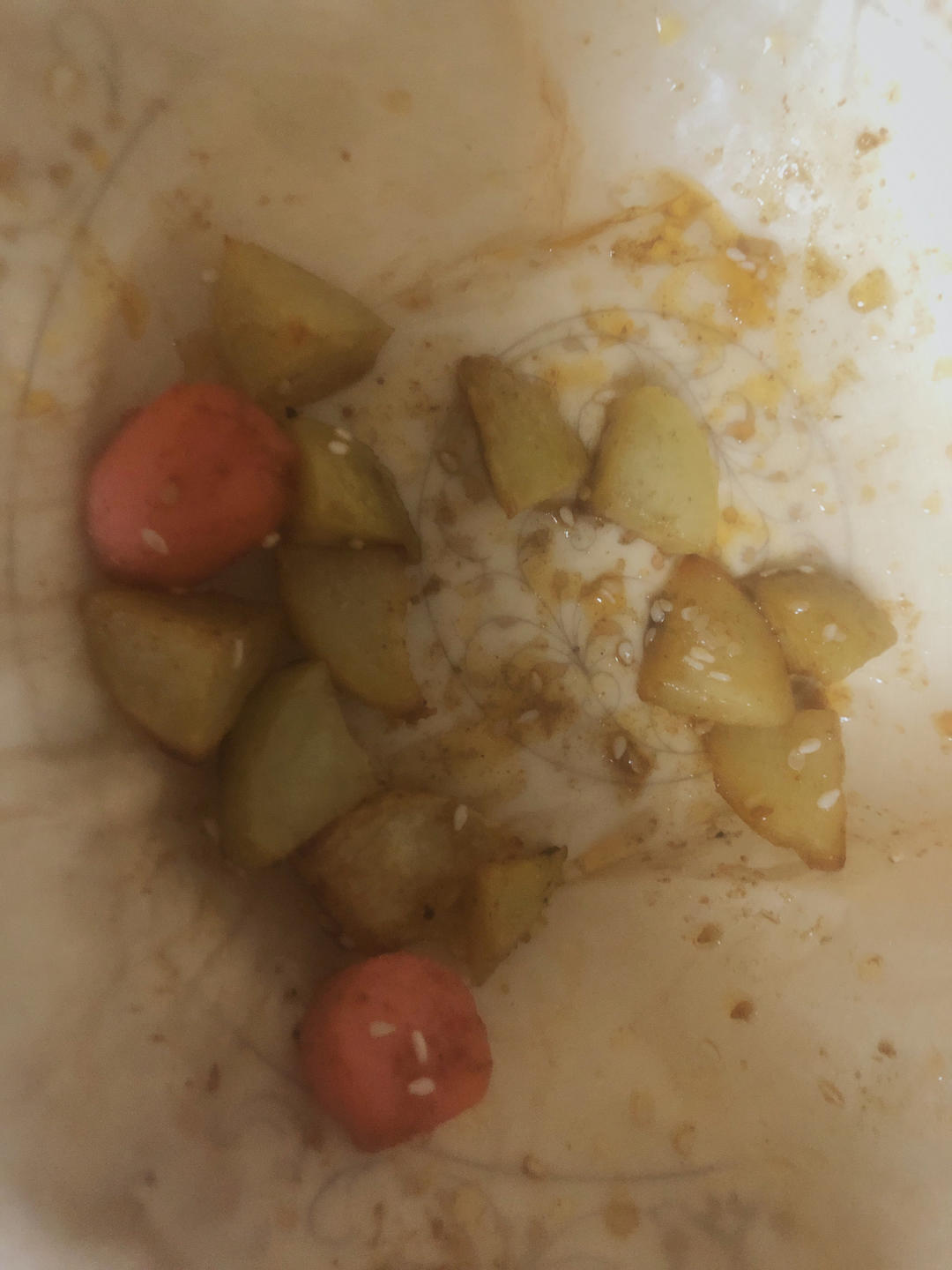 空气炸锅土豆🥔火腿肠