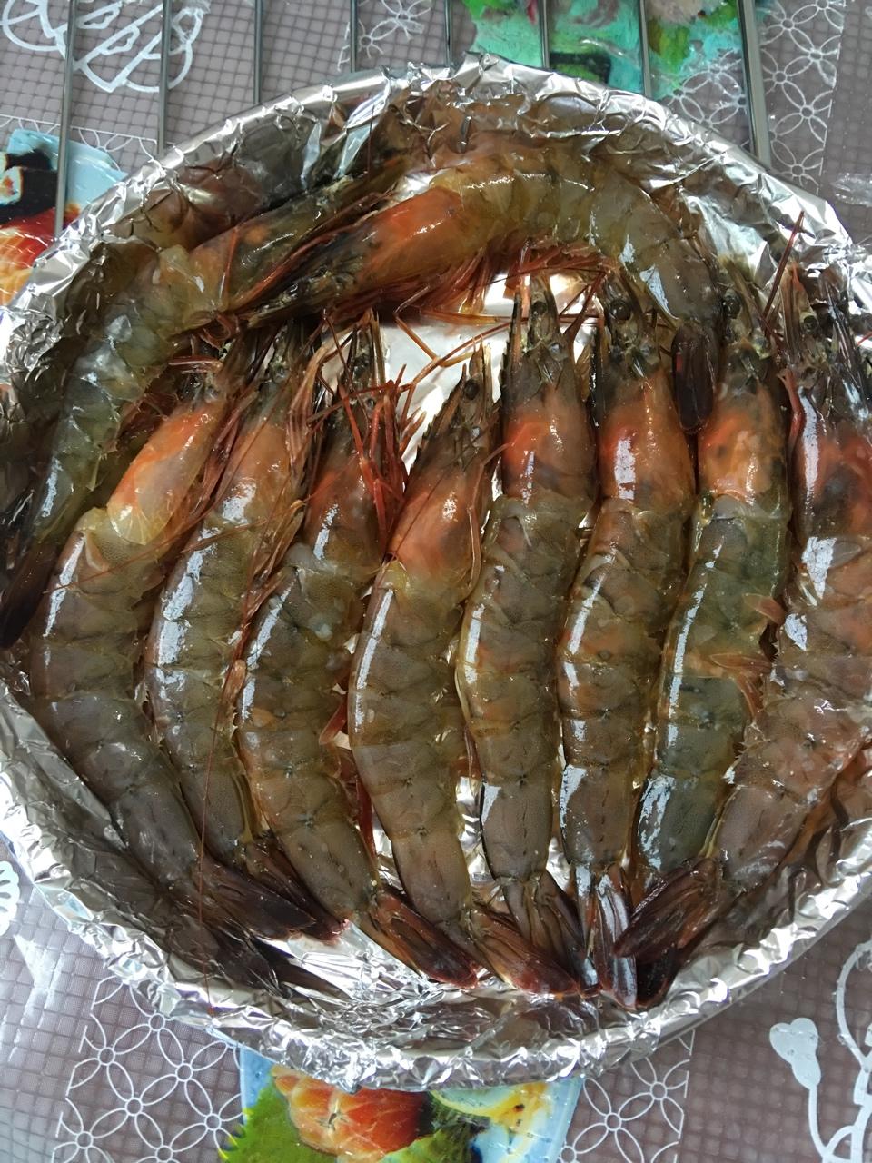 蒜蓉粉丝烤花甲虾