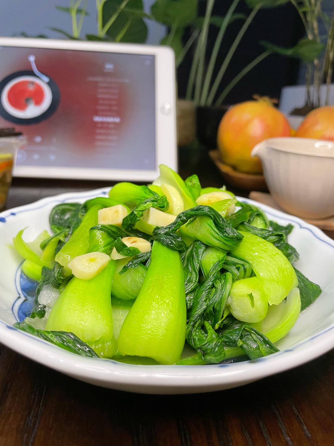 清炒上海青的做法