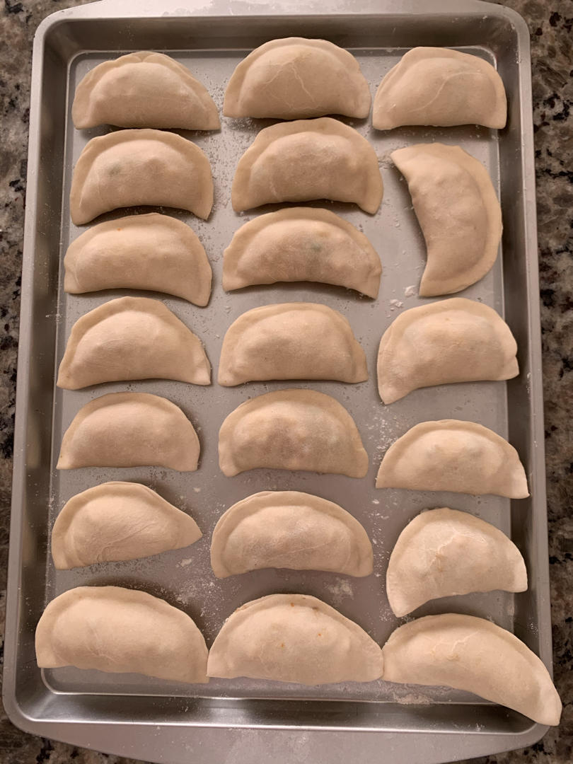 手工揉面三分钟，又韧又薄又好包的饺子皮