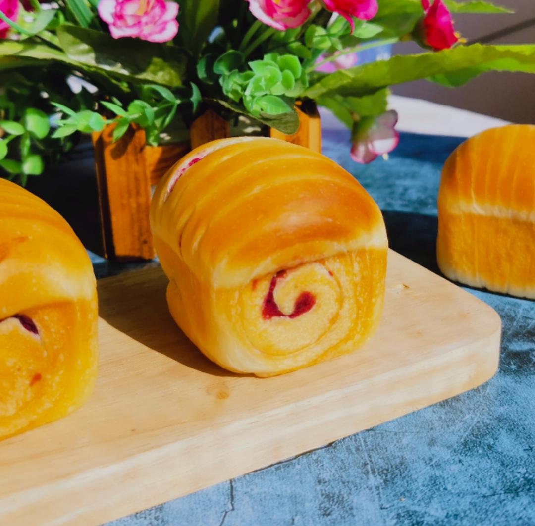 豆沙（紫薯）小面包的做法