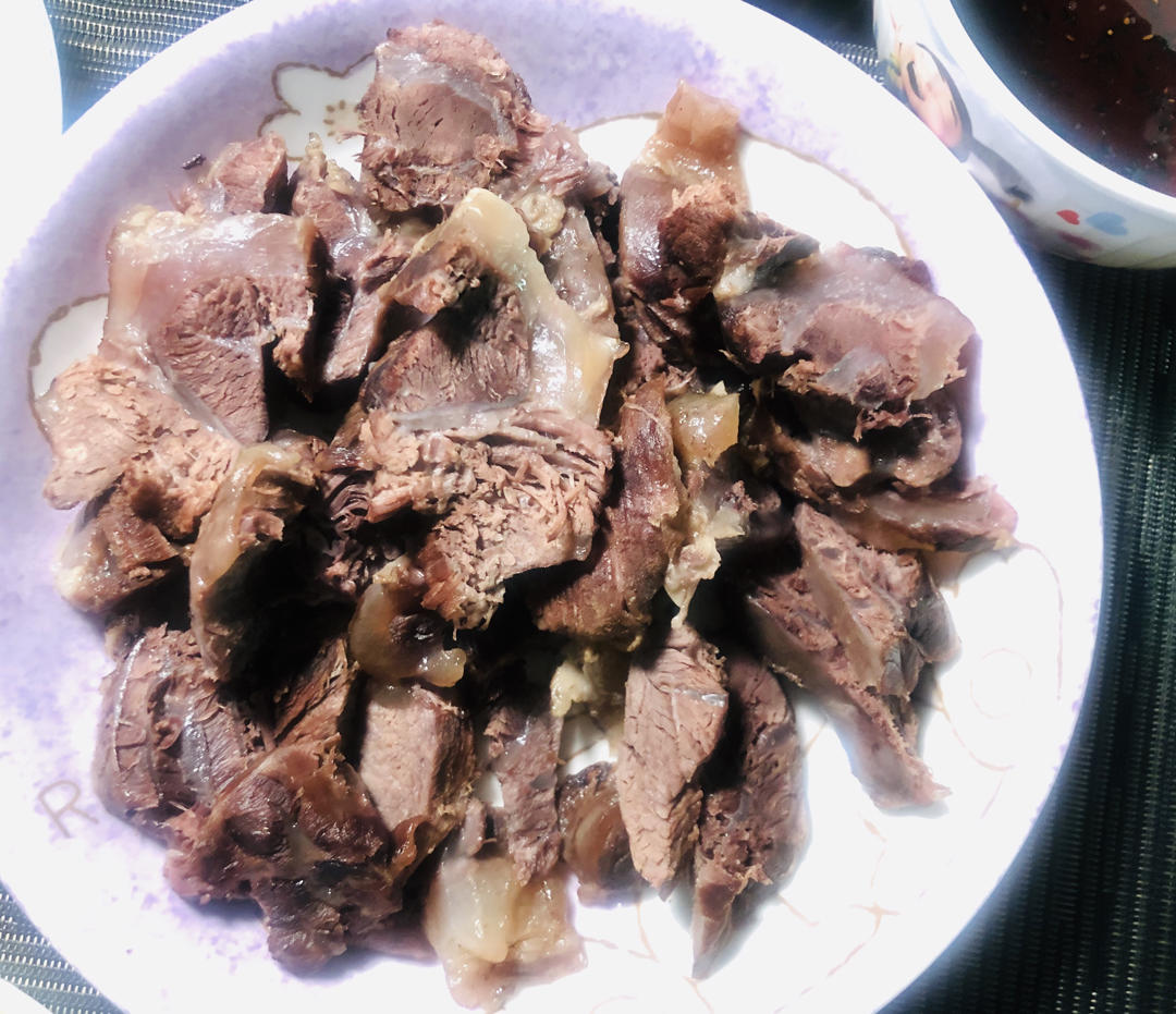 高压锅版清煮牛腱芯/腱子肉