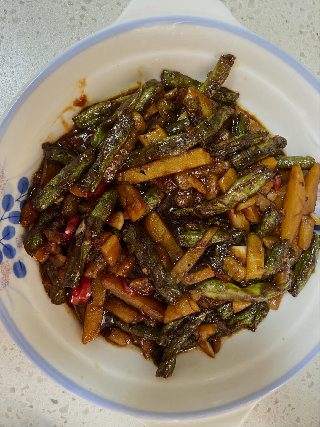 干煸豆角土豆