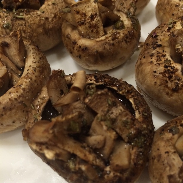 烤蘑菇