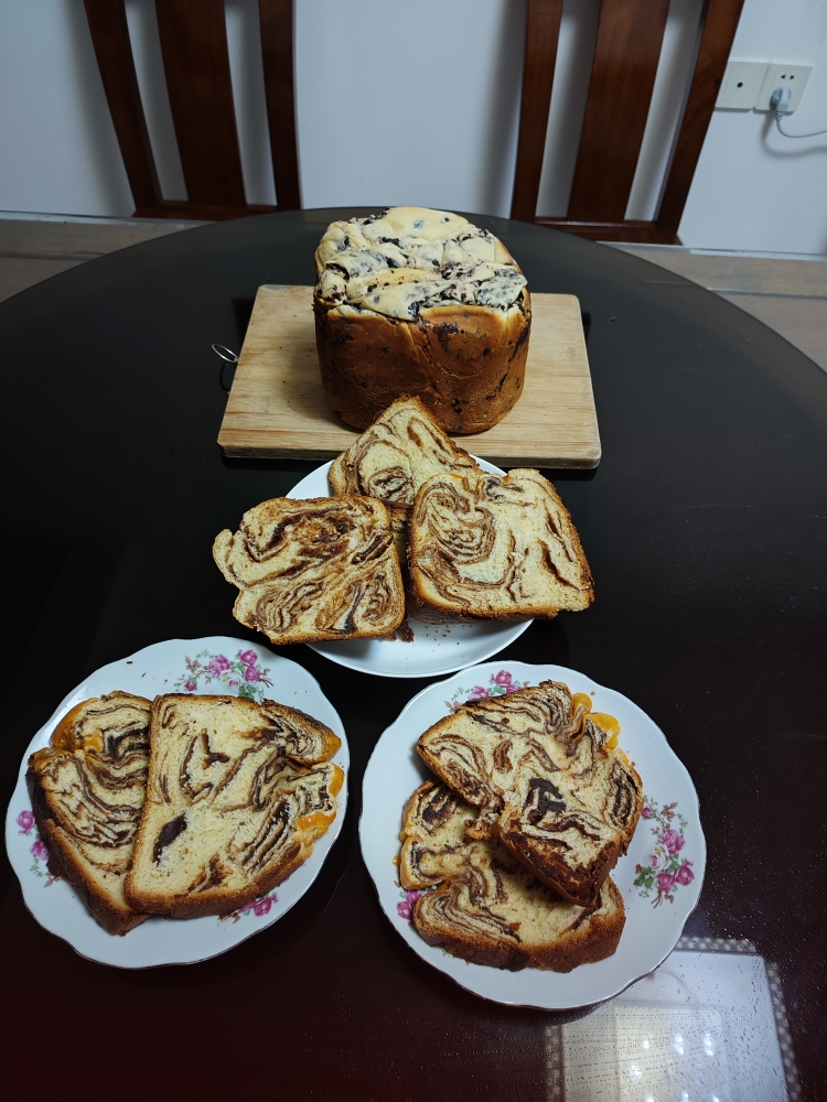 面包机豆沙和紫米面包的做法