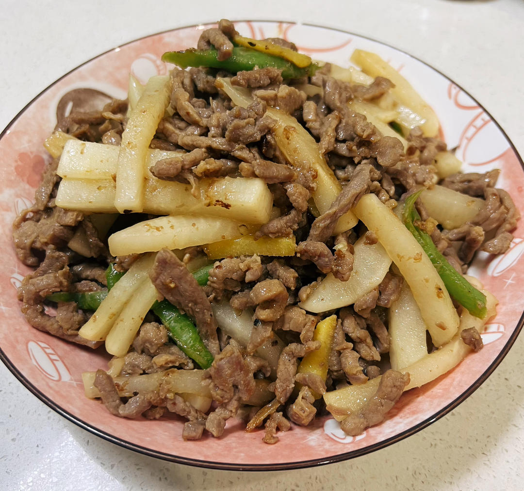 酸萝卜炒牛肉
