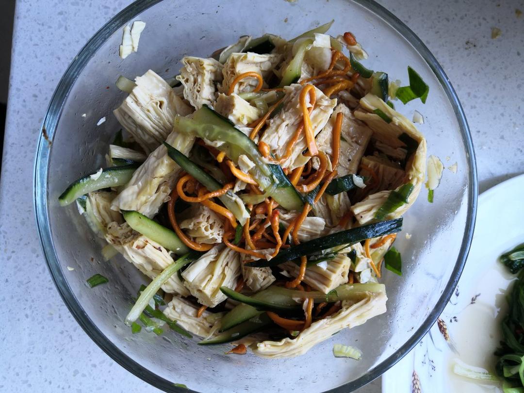 🔥【凉拌腐竹】好吃有诀窍，用这个方法拌，鲜香美味又下饭！