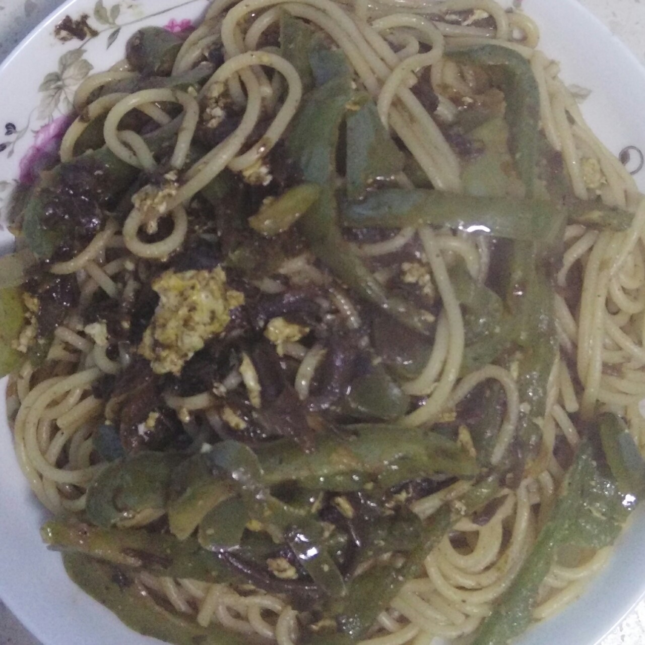 可能是最好吃系列--橄榄菜培根意面