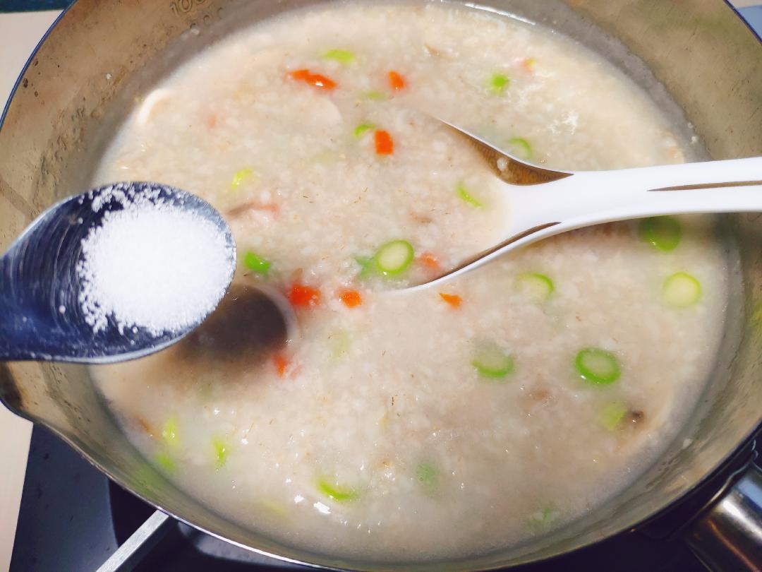 轻食低脂鸡胸燕麦粥(优形鸡胸肉食谱)的做法 步骤12