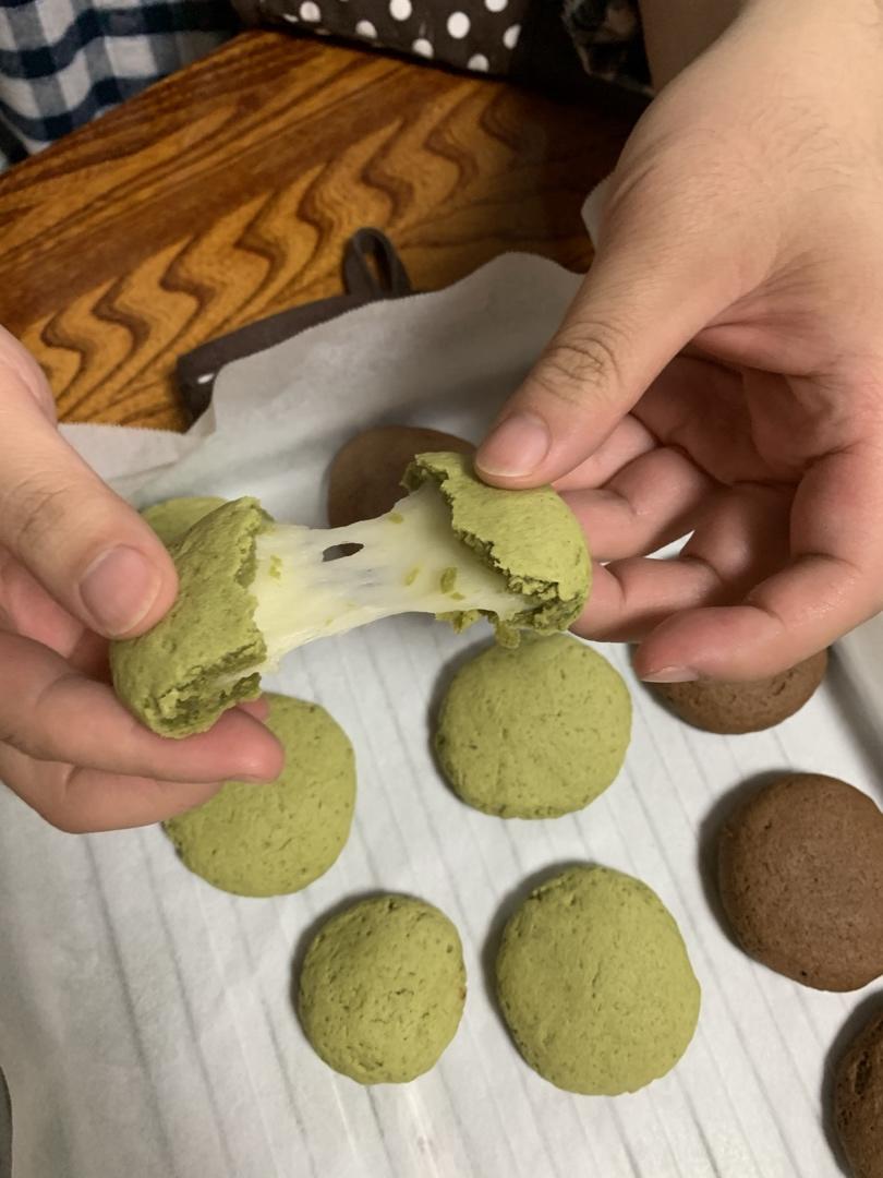 可可/抹茶麻薯夹心软曲奇