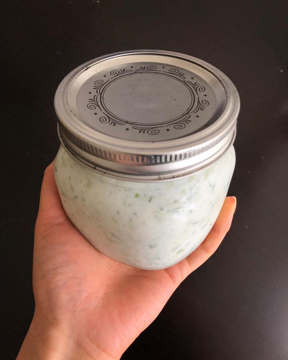 Greek tzatziki 希腊酸奶沾酱