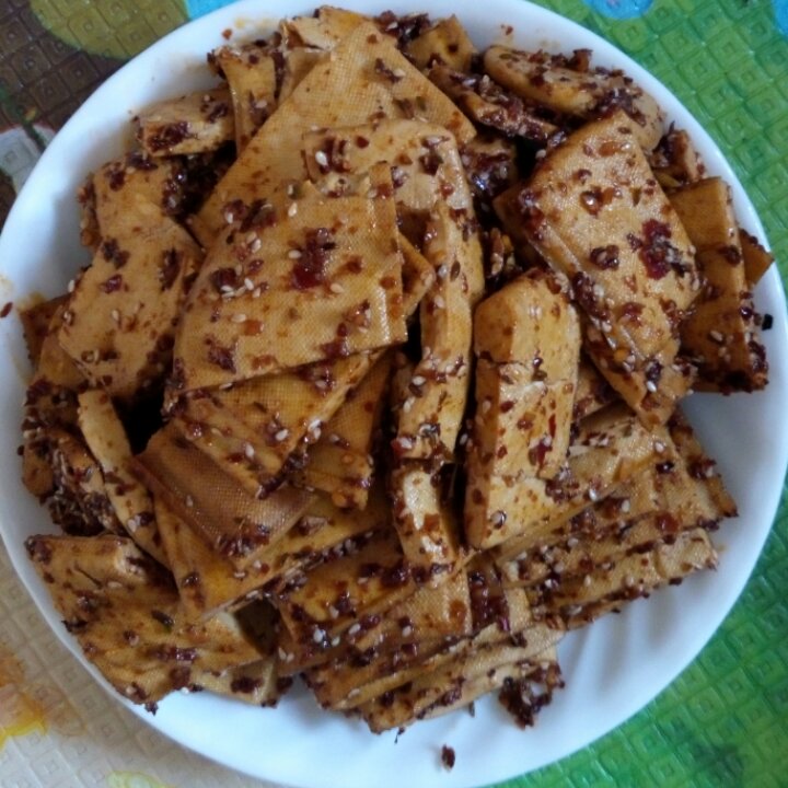 你好啊2017做的湖南涟源麻辣豆腐干