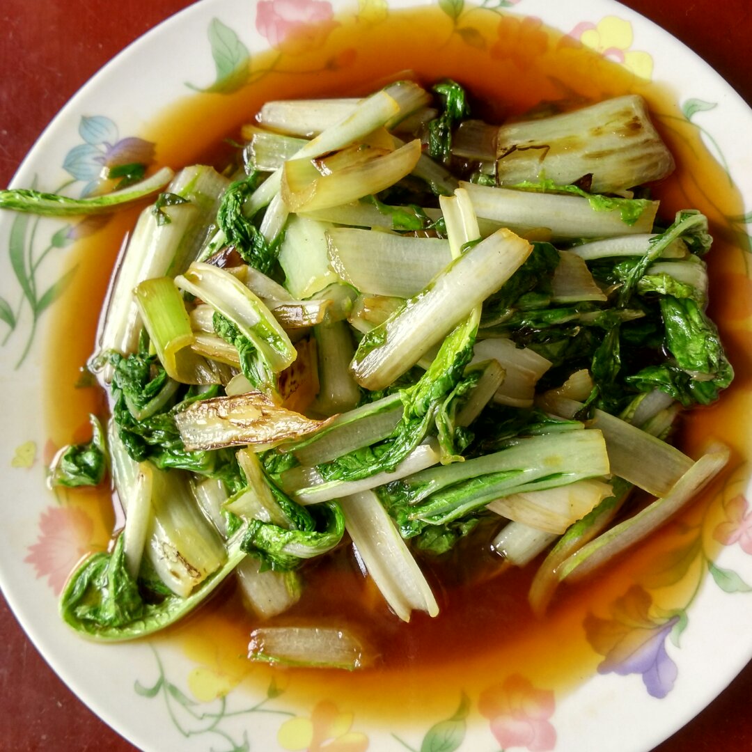 炝炒小白菜