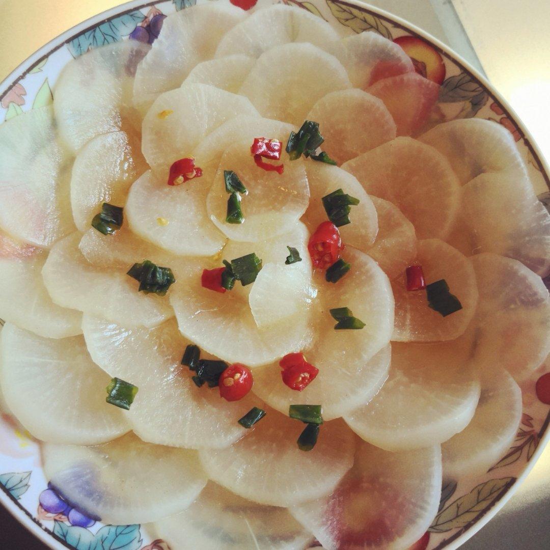 清蒸萝卜片