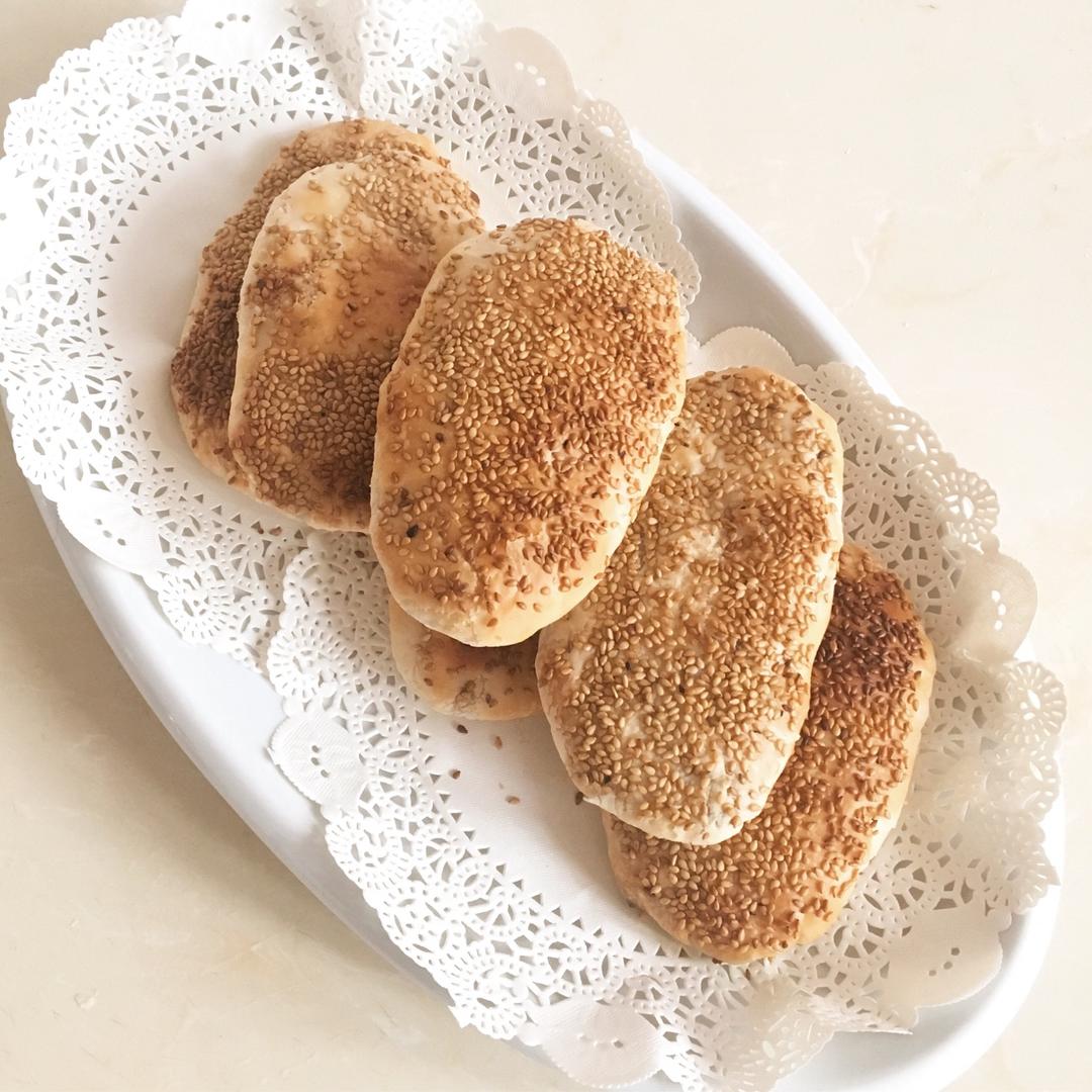 会掉渣，会爆浆的红糖烧饼