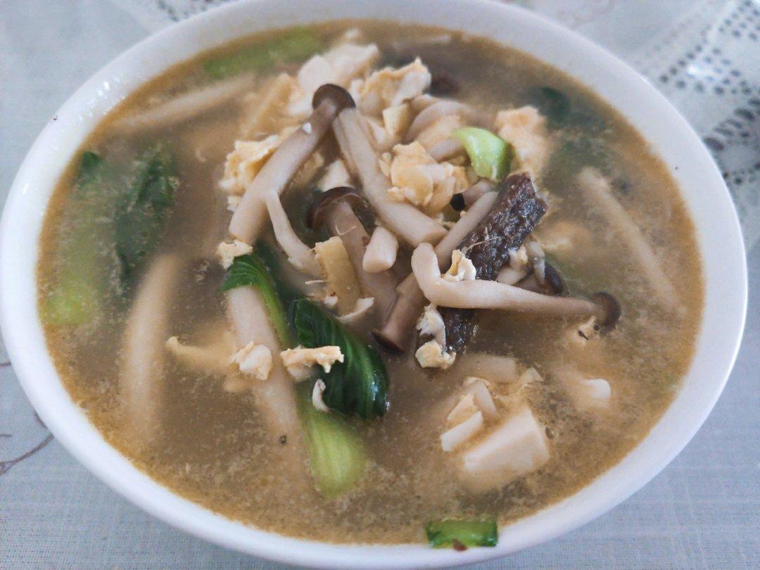 好喝鲜美的菌菇豆腐汤
