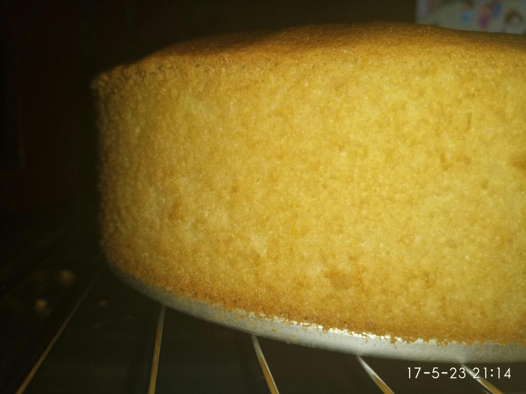 八寸戚风蛋糕（生日蛋糕坯）附六寸配单