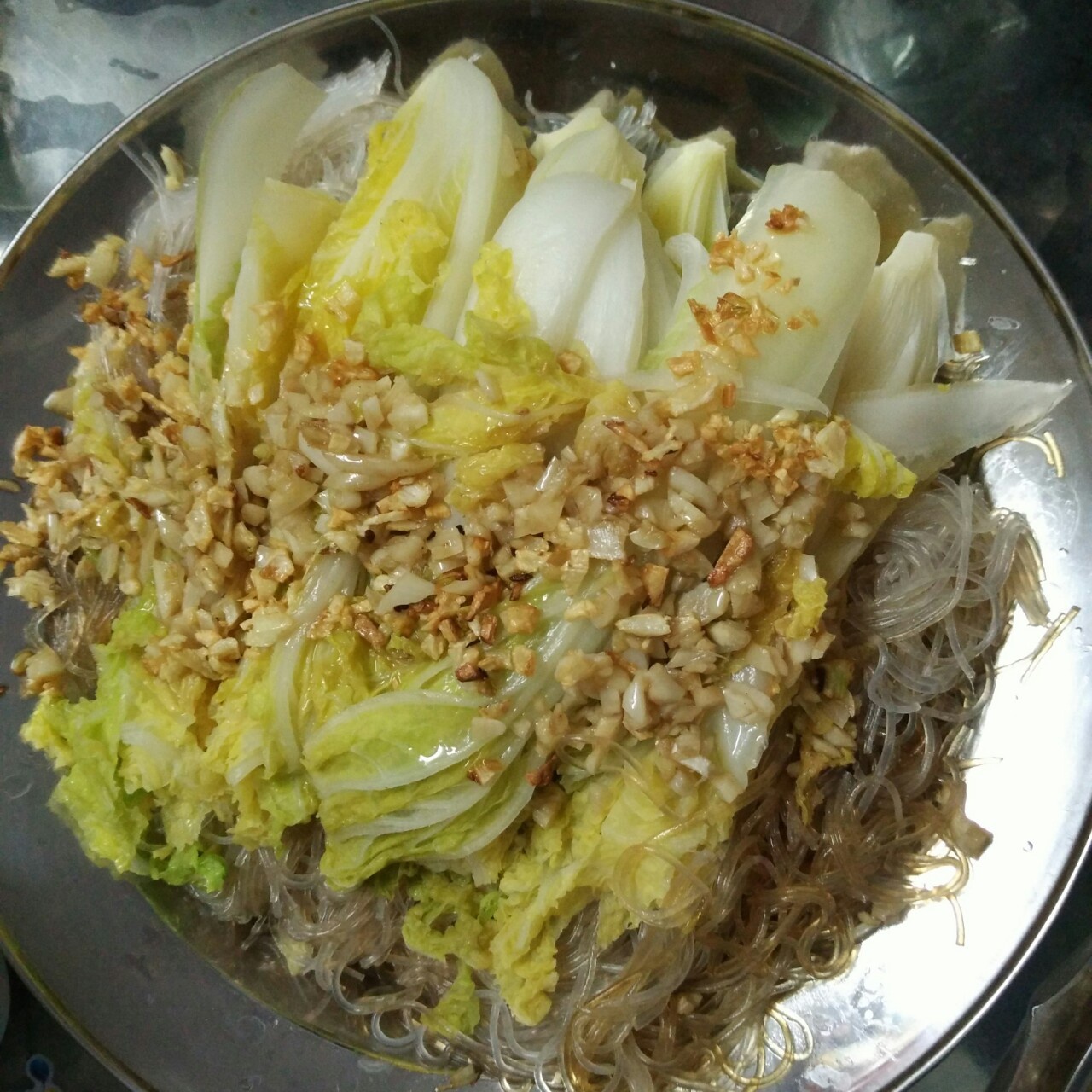 蒜蓉粉丝娃娃菜