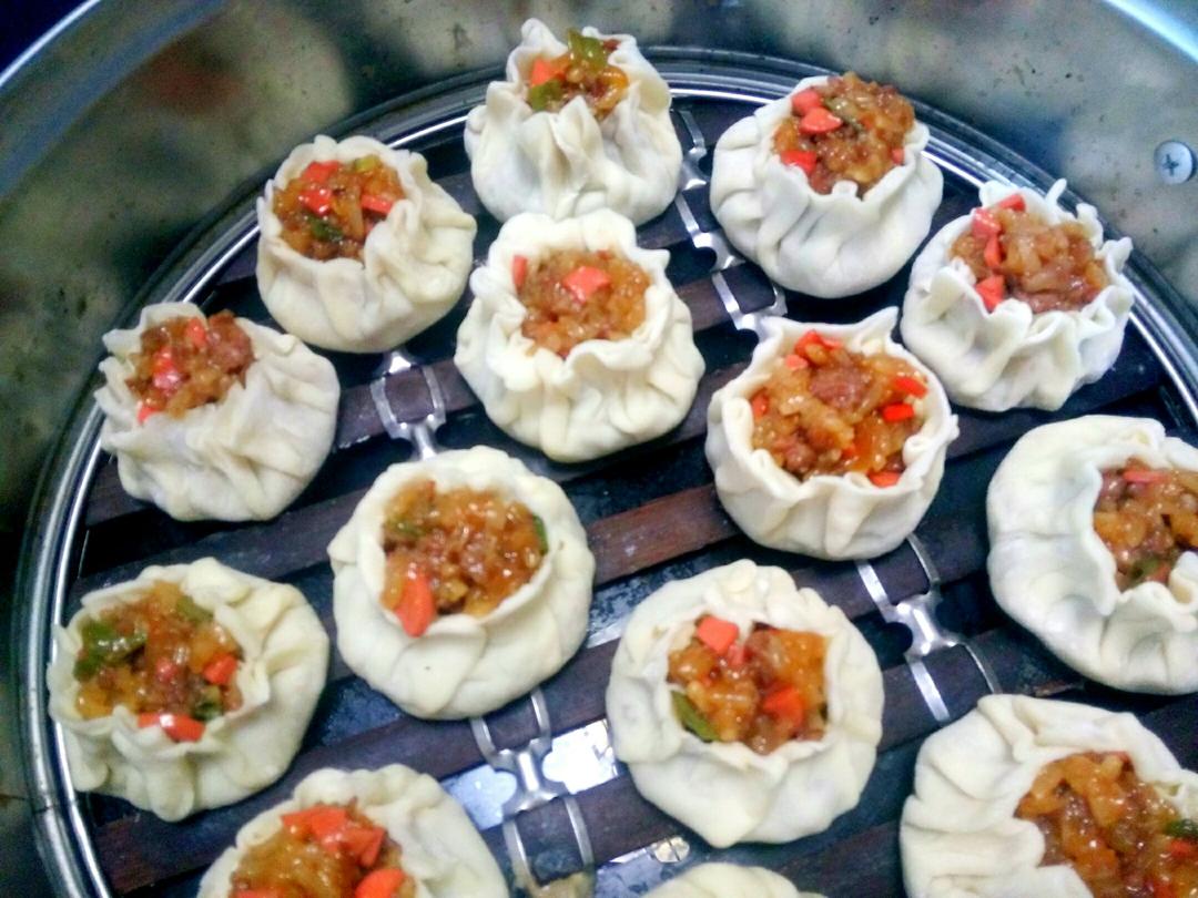 简易糯米烧卖（附烧卖包法）