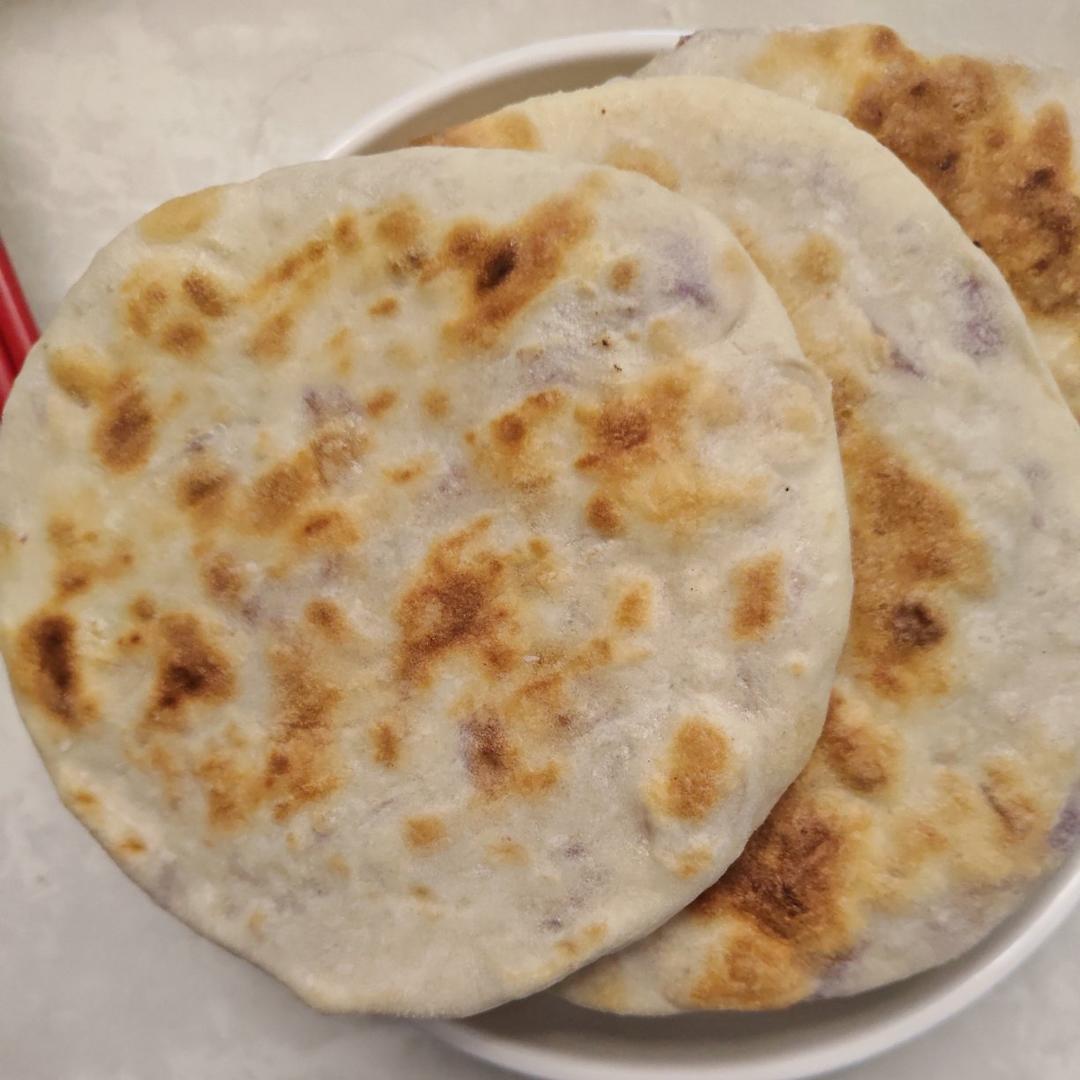 简单易做的紫薯饼