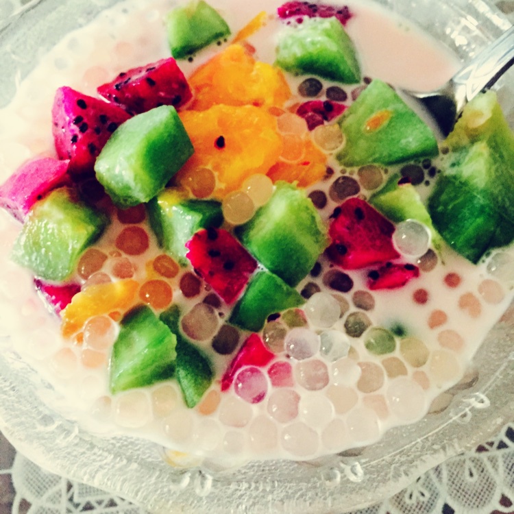 水果什锦西米露