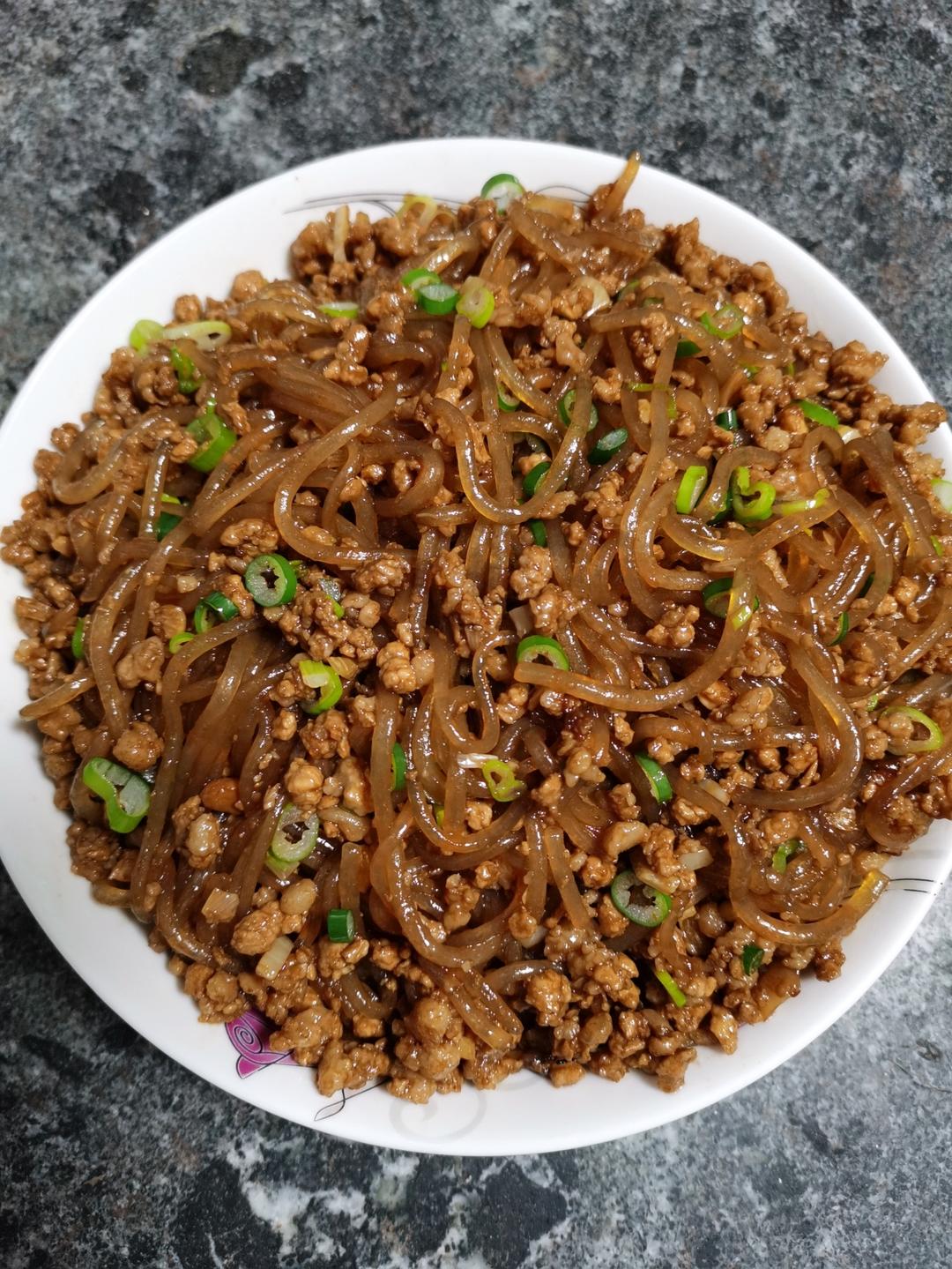 蚂蚁上树(肉末炒粉丝)超下饭‼️十分钟搞定