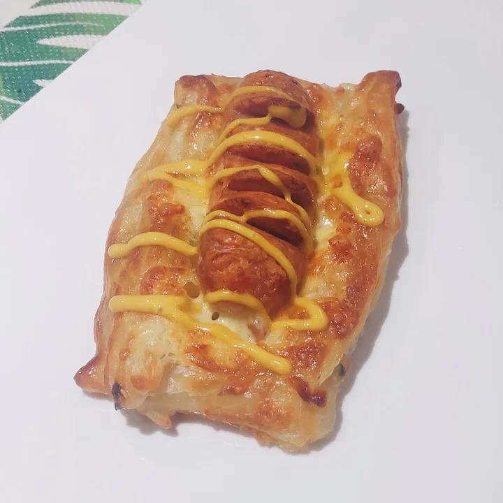 起酥火腿面包（手抓饼版，免和面）