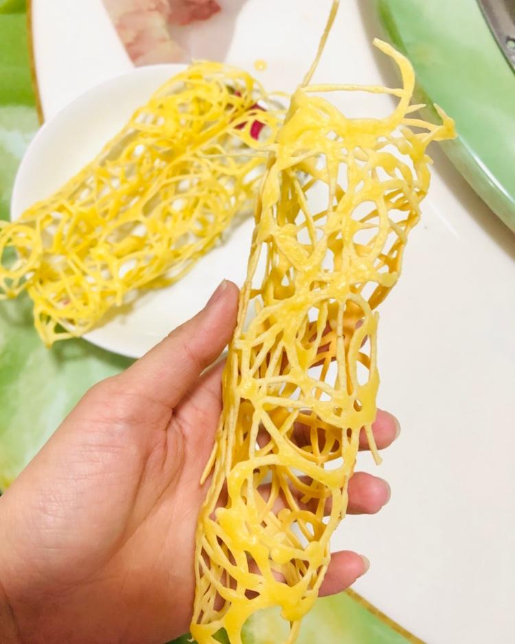高颜值鸡蛋蕾丝网饼