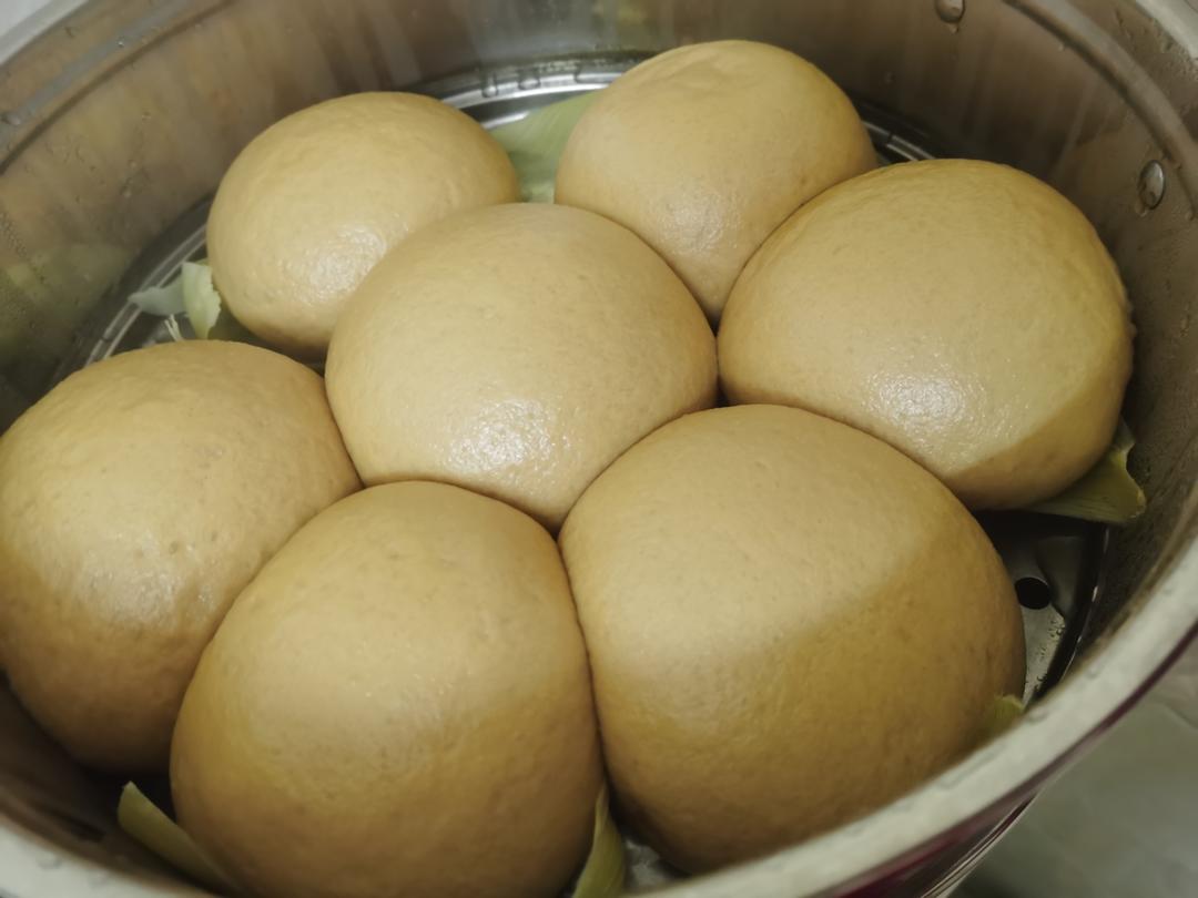 有着面包口感的红糖馒头（一次发酵）