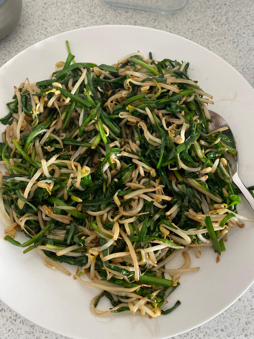 💯五分钟搞定‼️小白也能做出好吃的素炒韭菜豆芽
