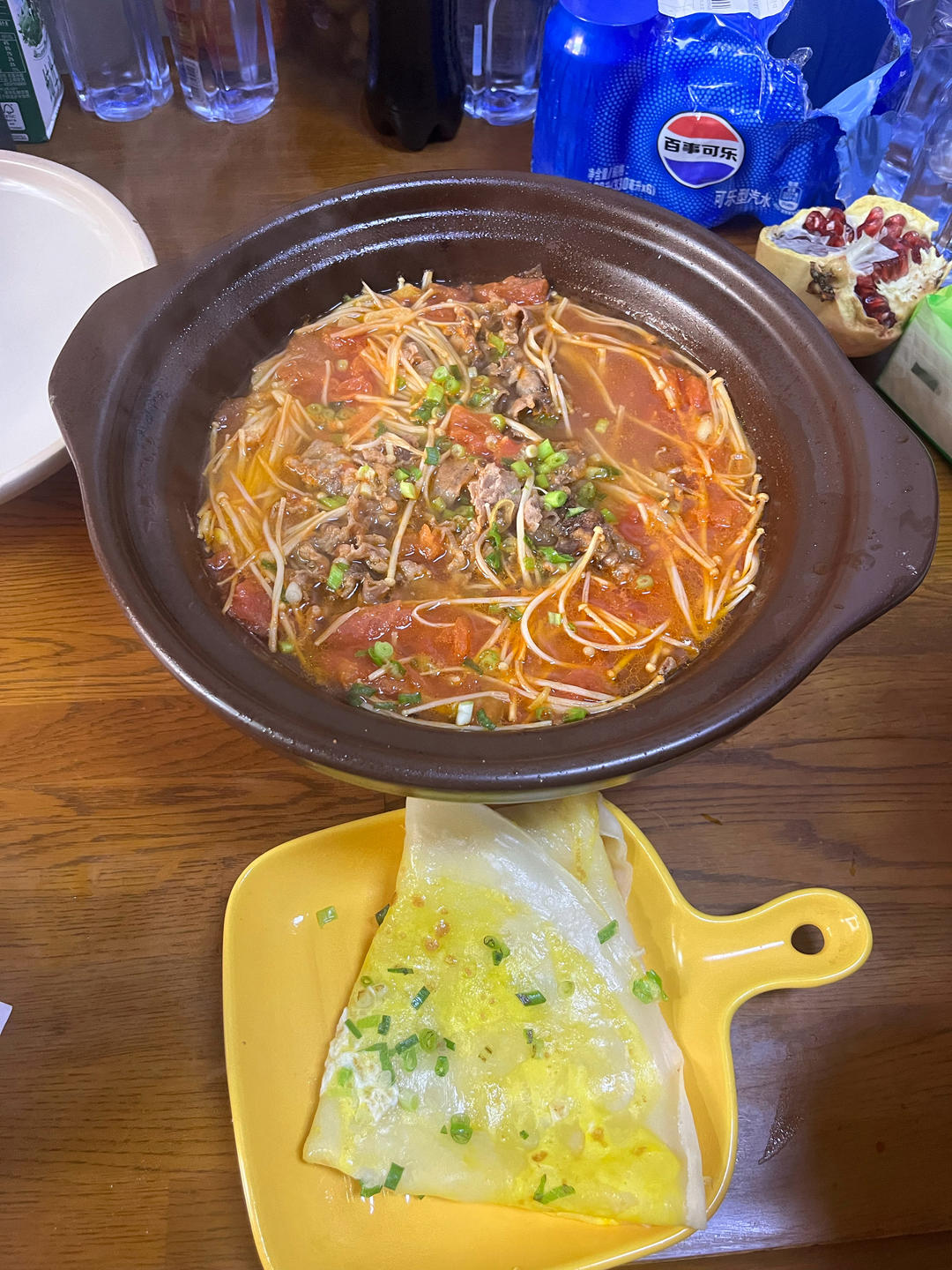 番茄肥牛金针菇