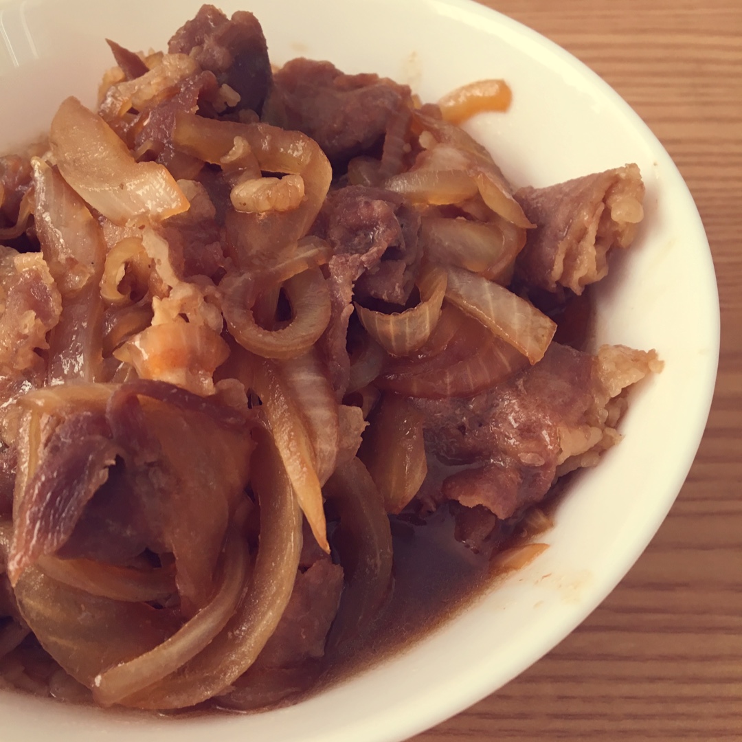 日式牛肉盖饭 -吉野家牛肉饭