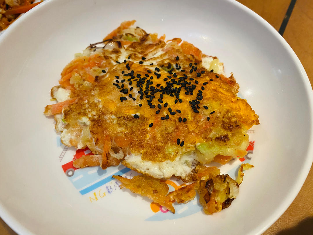 小吃糕点-蔬菜鸡蛋饼