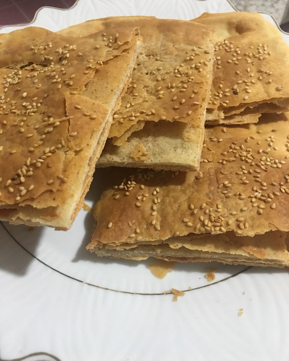 椒盐发面千层饼