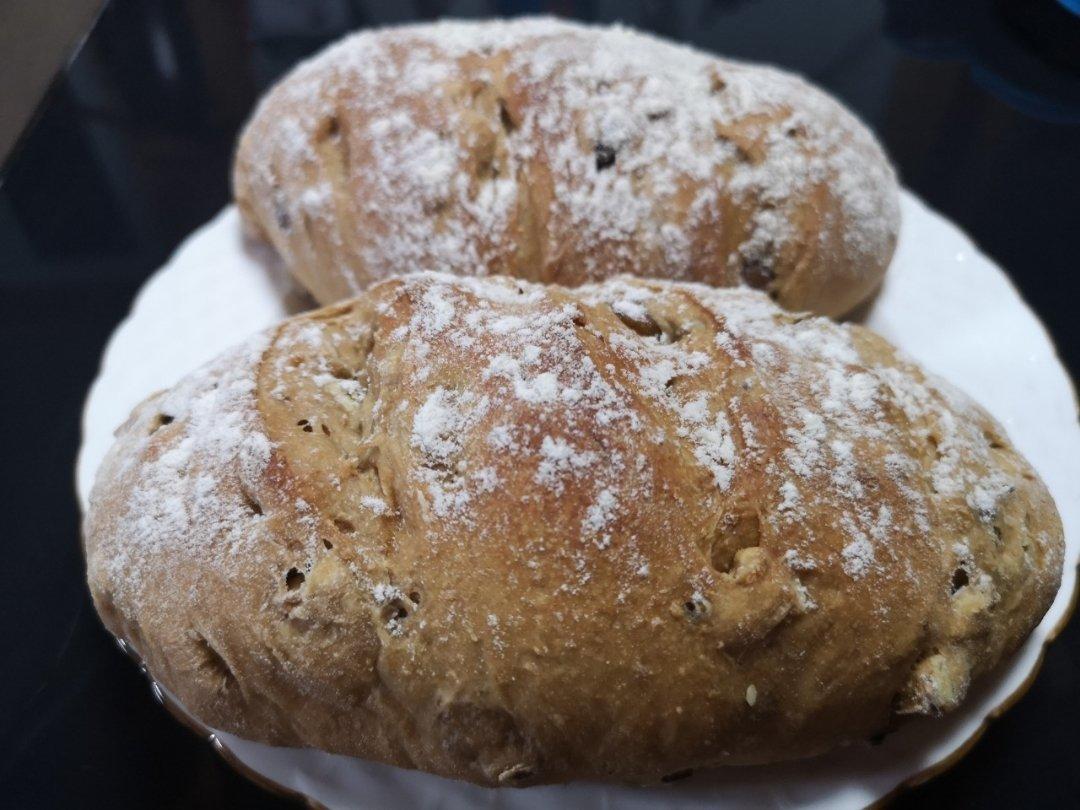 蔓越莓全麦黑糖面包