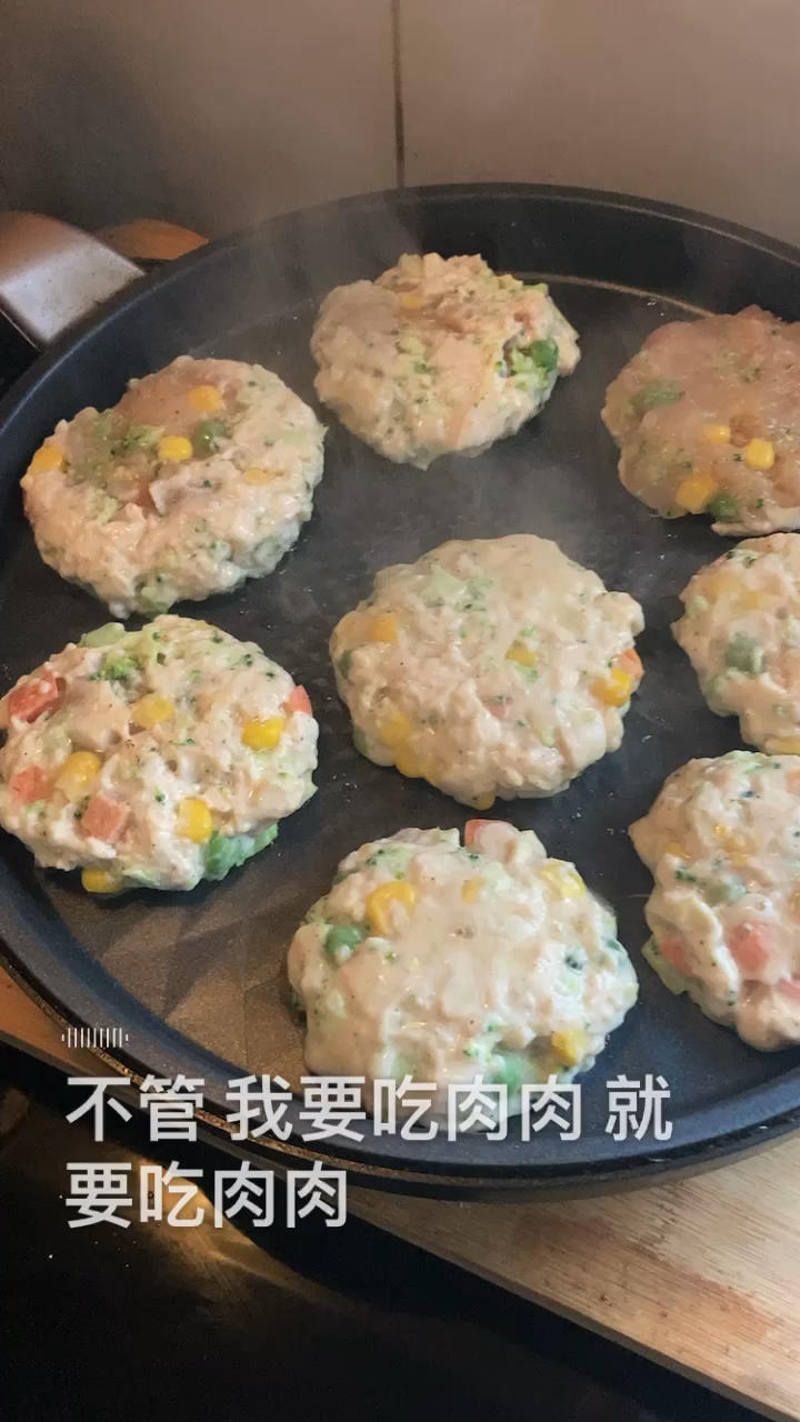 减脂鸡胸肉饼