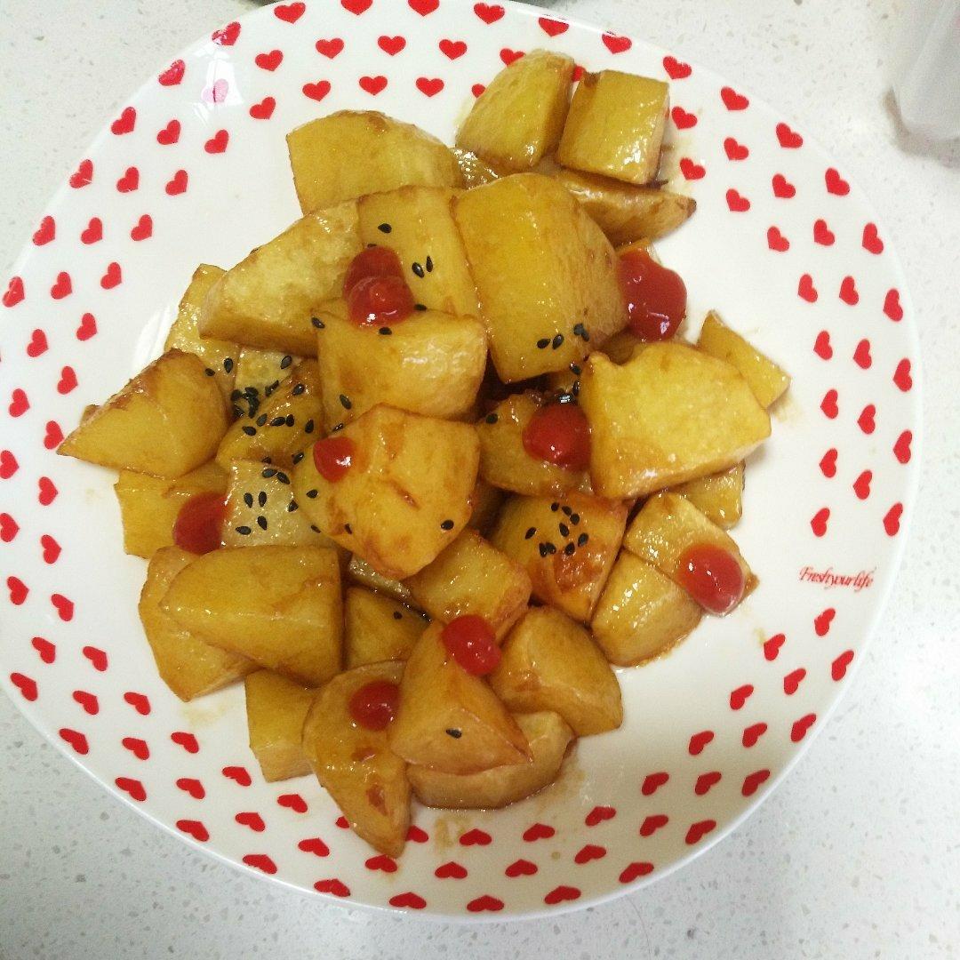 大小朋友都爱的糖醋土豆