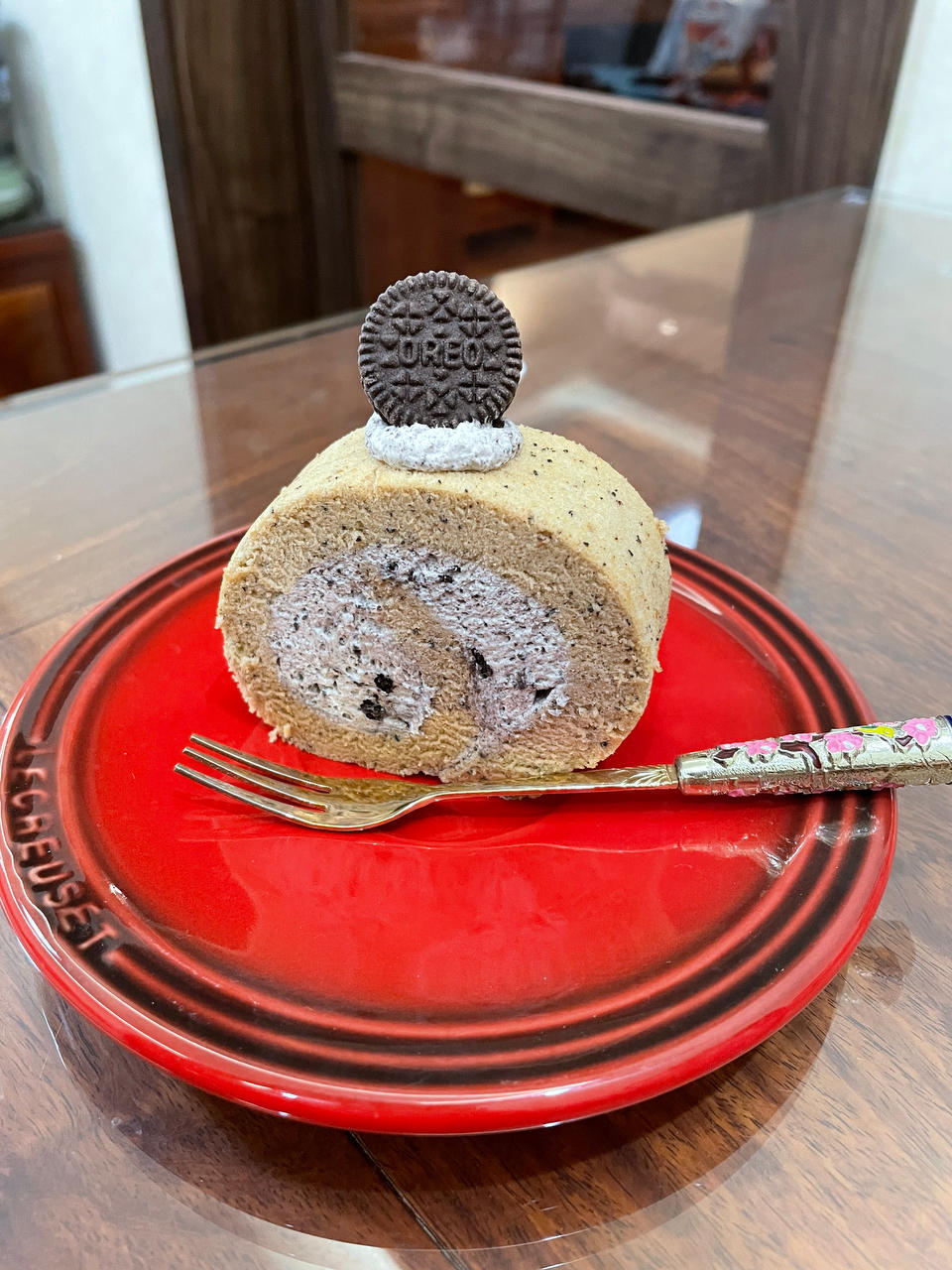 吃一次爱上 #伯爵红茶奥利奥蛋糕卷