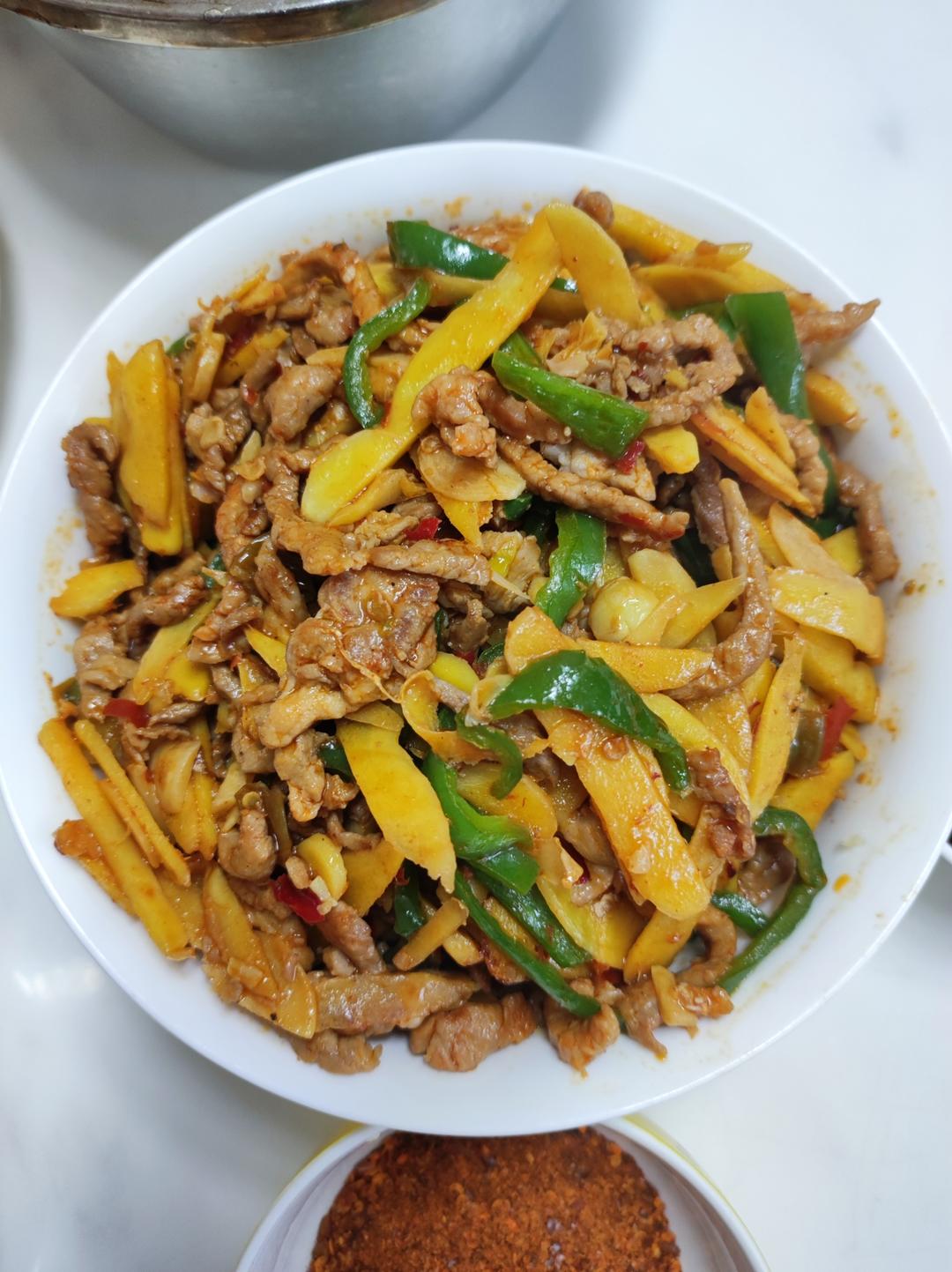 下饭神器！爆炒嫩姜（仔姜）肉丝