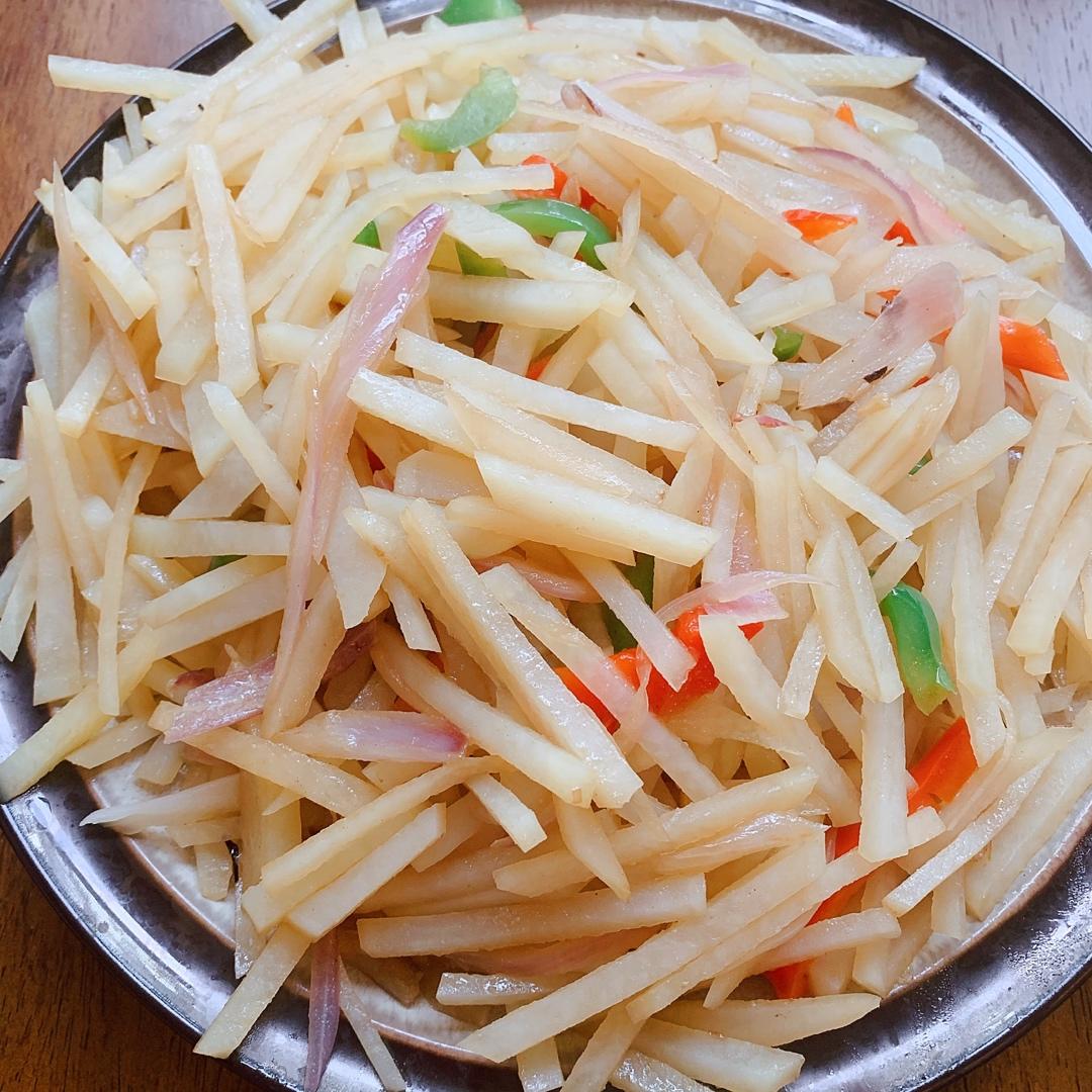 炒土豆丝（秘诀）