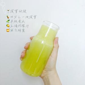 夏日饮品——菠萝黄瓜汁的做法 步骤3