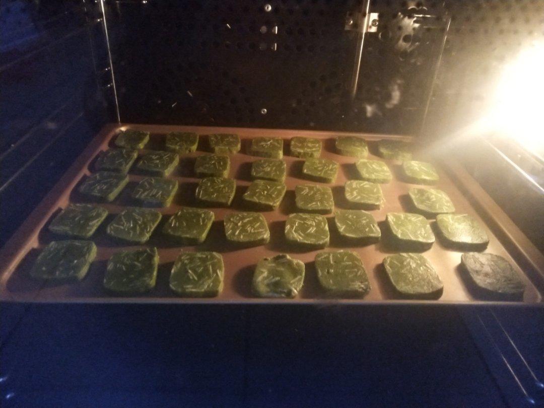 抹茶杏仁饼干